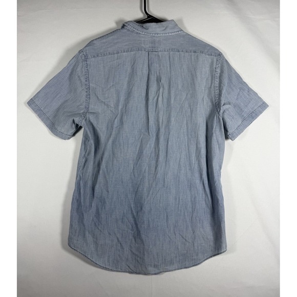 Polo Ralph Lauren Shirt Men's Large Blue Denim Chambray Pony Preppy Classic Fit - Picture 3 of 5